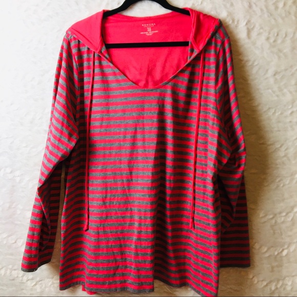 Sonoma Tops - NWOT Sonoma hooded sweatshirt size 3XL B6